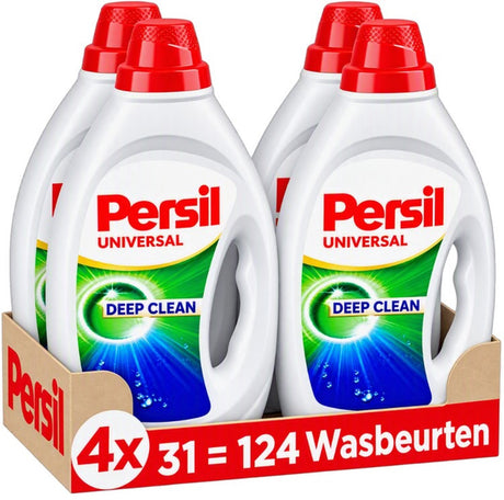 Persil vloeibaar wasmiddel - gel universal - witte gekleurde was - voordeelverpakking - 4 x 31 = 124 wasbeurten