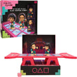 Imc toys squid game glazen tegel spel - spannende uitdaging met figuren
