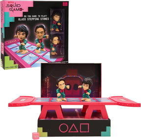 Imc toys squid game glazen tegel spel - spannende uitdaging met figuren