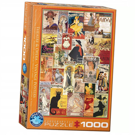 Eurographics - vintage theater- en operaposters [theatre opera vintage posters] - 1000 stukjes 48×68cm (b×h) - legpuzzel