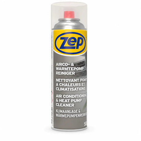 Zep airco reiniger 500 ml schuim - binnenunit - geen naspoelen nodig - verwijdert pluis, roet en vuil van de lamellen