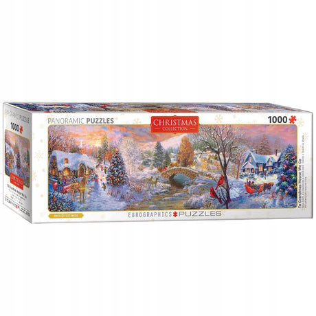 Eurographics - op naar oma's huis [to grandma's house we go] - 1000 stukjes 96×32cm (b×h) - panorama legpuzzel