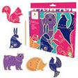 Sycomore scratch art dieren bos - creatief speelgoed vanaf 5 jaar.