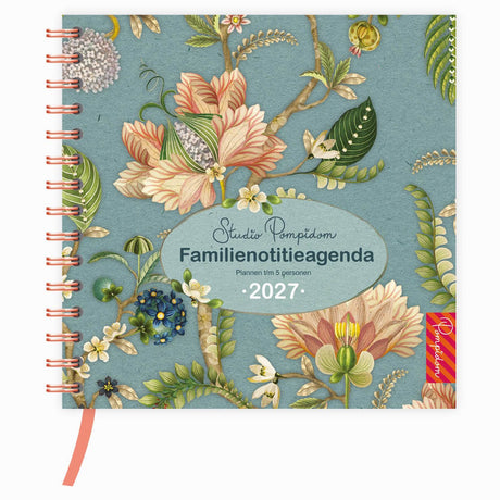 Comello agenda - studio pompidom - 5 personen - spiraal - 2027 - 19,5x19,5cm
