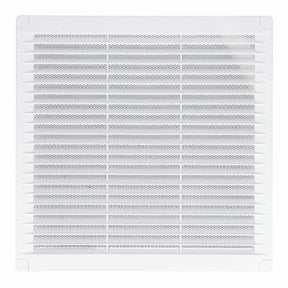 Edm product ventilatierooster edm 87706 wit 25 x 25 x 0,7 cm muggennet