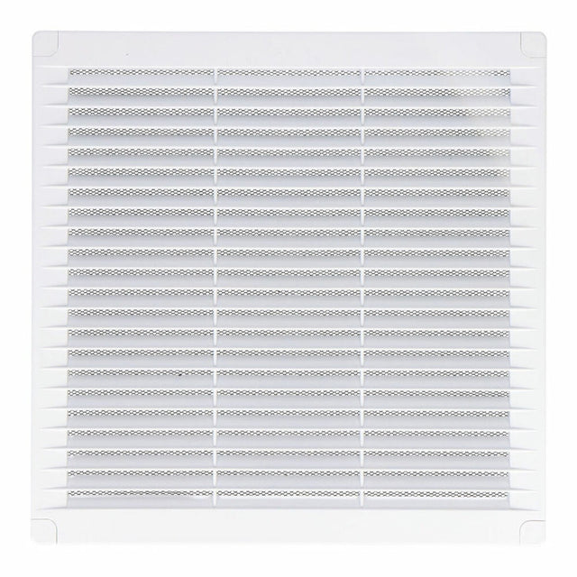 Edm product ventilatierooster edm 87706 wit 25 x 25 x 0,7 cm muggennet