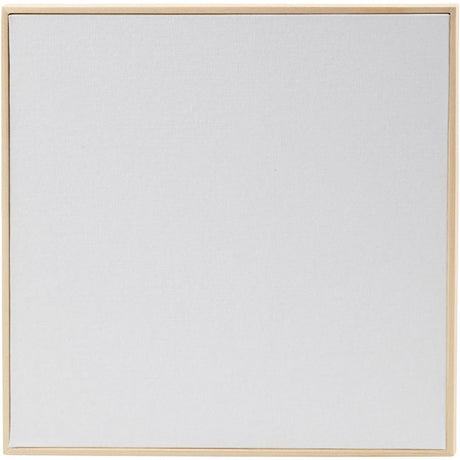 Creativ company canvas paneel schilderdoek met houten lijst 30x30 cm.