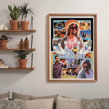 Clementoni legpuzzel the big lebowski - puzzel 1000 stukjes - cult movies collectie - compact box - legpuzzels en puzzels voor volwassenen