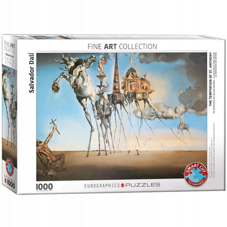 Eurographics - de verleiding van de heilige antonius [la tentation de saint antoine] - salvador dali - 1000 stukjes 68×48cm (b×h) - fine art legpuzzel
