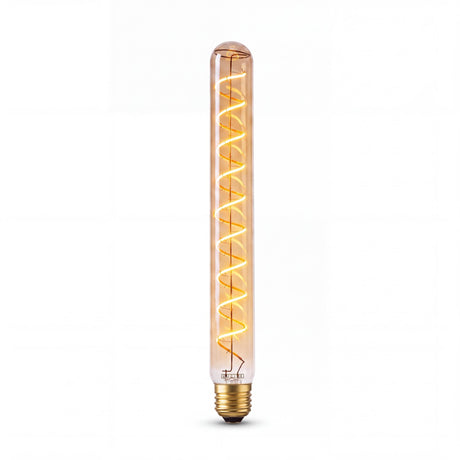 Lucide t32 - filament lamp - ø 3,2 cm - led 3 stepdim (memory) - e27 - 1x4,9w 2200k - amber