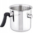 Lamart melkpan lt1068 rvs 1.5l met dubbele wand en fluitje