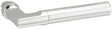 Impresso galway deurkruk - modulair - chroom - geschikt voor deuren van 38 t m 45 mm - stift 8 mm - inclusief bevestigingsmateriaal - set van 2 deurkrukken - metaal - binnendeur