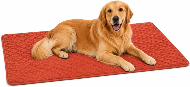 Flamingo hondenkussen - orthopedisch hondenkussen - benchkussen memory foam - weimar cognac xl - extra groot comfortabel hondenkussen - 116cm xl
