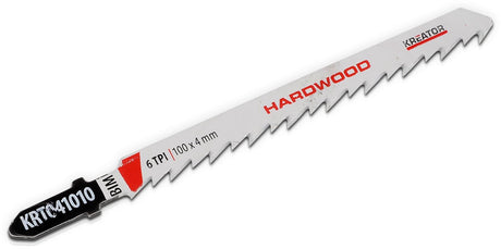 Kreator krt041010 decoupeerzaagbladen t-schacht – 2 stuks – hard hout – 100 mm