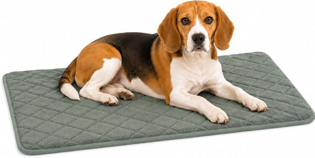 Flamingo hondenkussen - orthopedisch hondenkussen - benchkussen memory foam - weimar groen m - luxe draadkooi kussen van hoge kwaliteit - 85,5cm