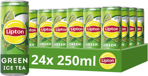 Lipton ice tea - green - laag in suiker, zonder kleurstoffen en conserveermiddelen - 24 x 250 ml