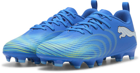 Puma future 9 play fg ag jr unisex sportschoenen - ultra blue- white-luminous blue- black 37