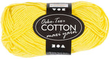 Creativ company katoengaren afm 8 8 l: 80-85 m geel - 50gr.