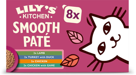 Lily's kitchen - kattenvoer - natvoer - lam, kip, kalkoen eend en kip wild - 4 x 8x85g