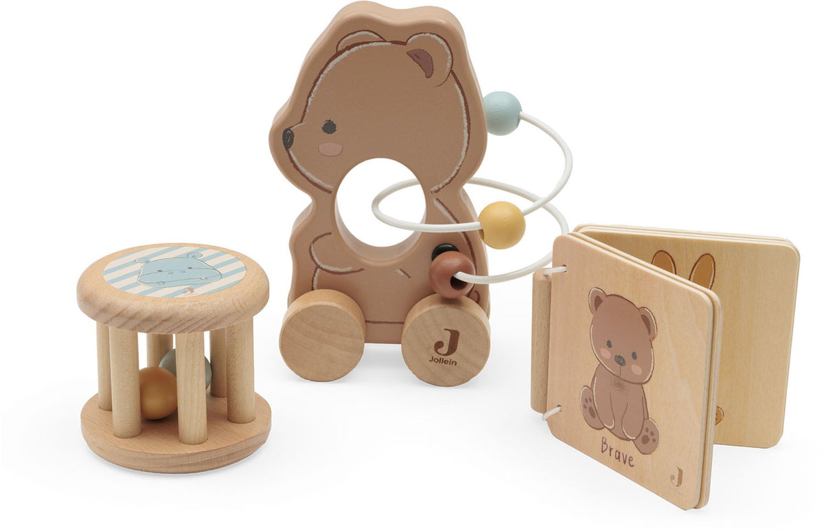 Jollein houten giftset bear brave