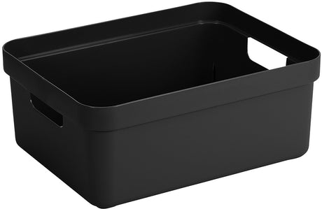 Sunware sigma home opbergbox 24l - 44.5x34.5x18.3 cm - zwart
