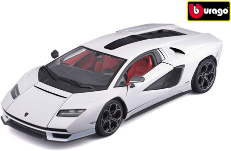 Bburago lamborghini countach lpi 800-4 2022 wit 1-24 burago