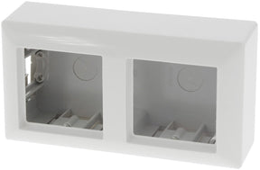 Jung as500 opbouwraam - 2-voudig polarwit