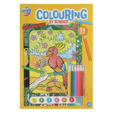 Moxy kleuren op nummer a4, 24 designs met 5 potloodjes