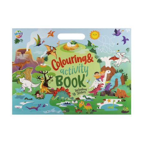 Moxy kleur- en activiteitenboek met stickers 36x26cm
