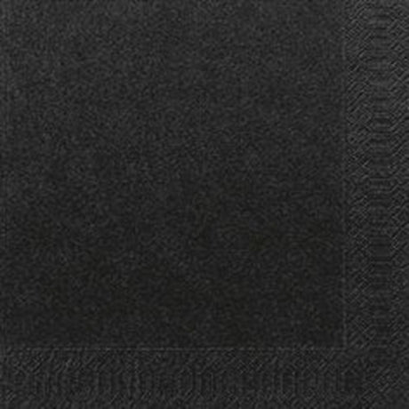 Duni servetten zwart 33x33cm bio