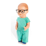 Heless Dolls Doctor antrekk med stetoskop, 28-35 cm