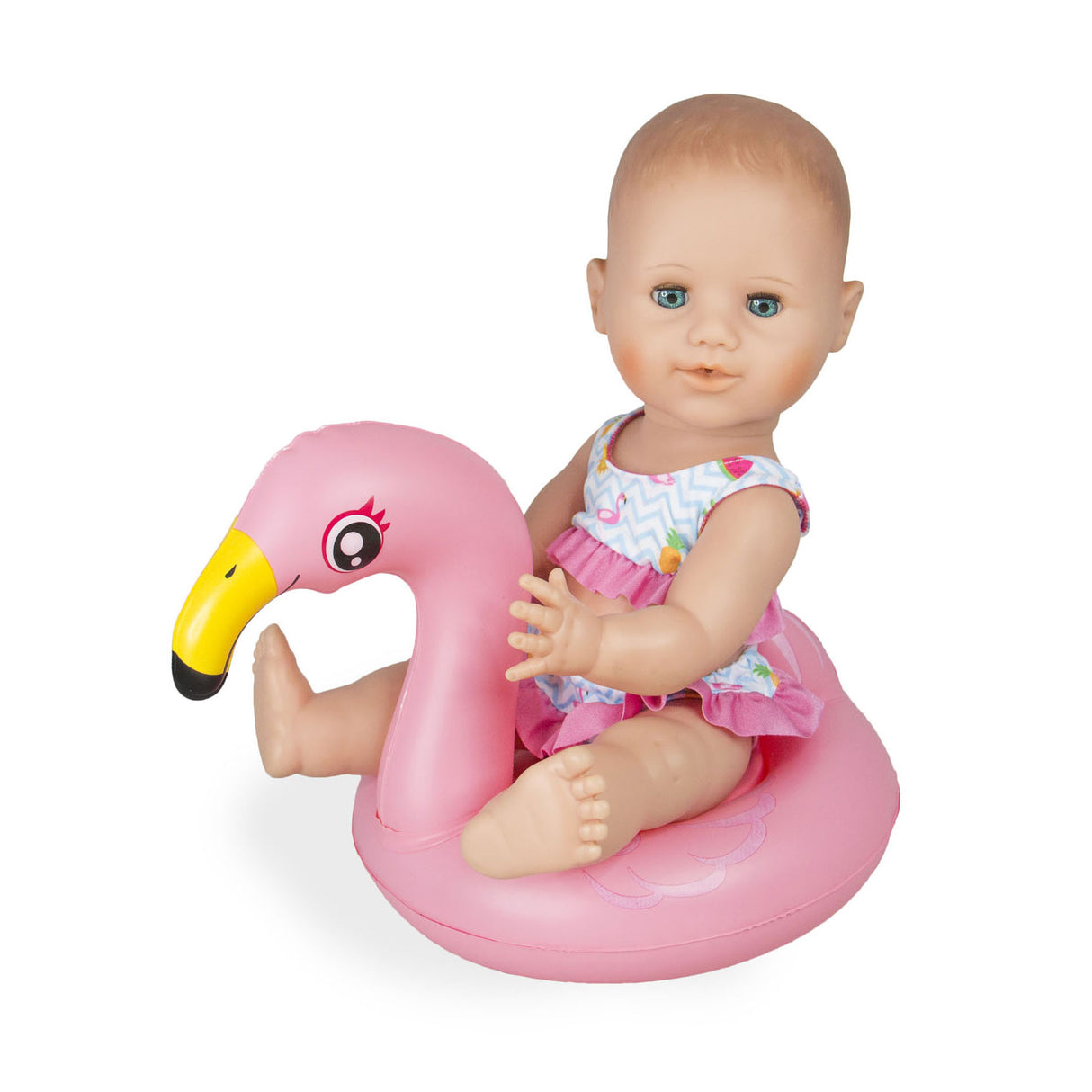 Heless Doll Swimming Set Flamingo, 35-45 cm