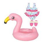 Heless Doll Swimming Set Flamingo, 35-45 cm