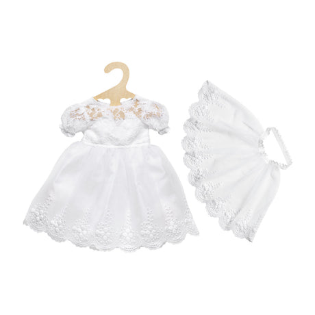 Heless poppen trouwjurk met sluier, 28-35 cm
