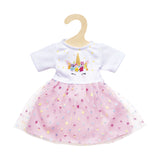 Vestido de muñecas unicornio, 28-35 cm