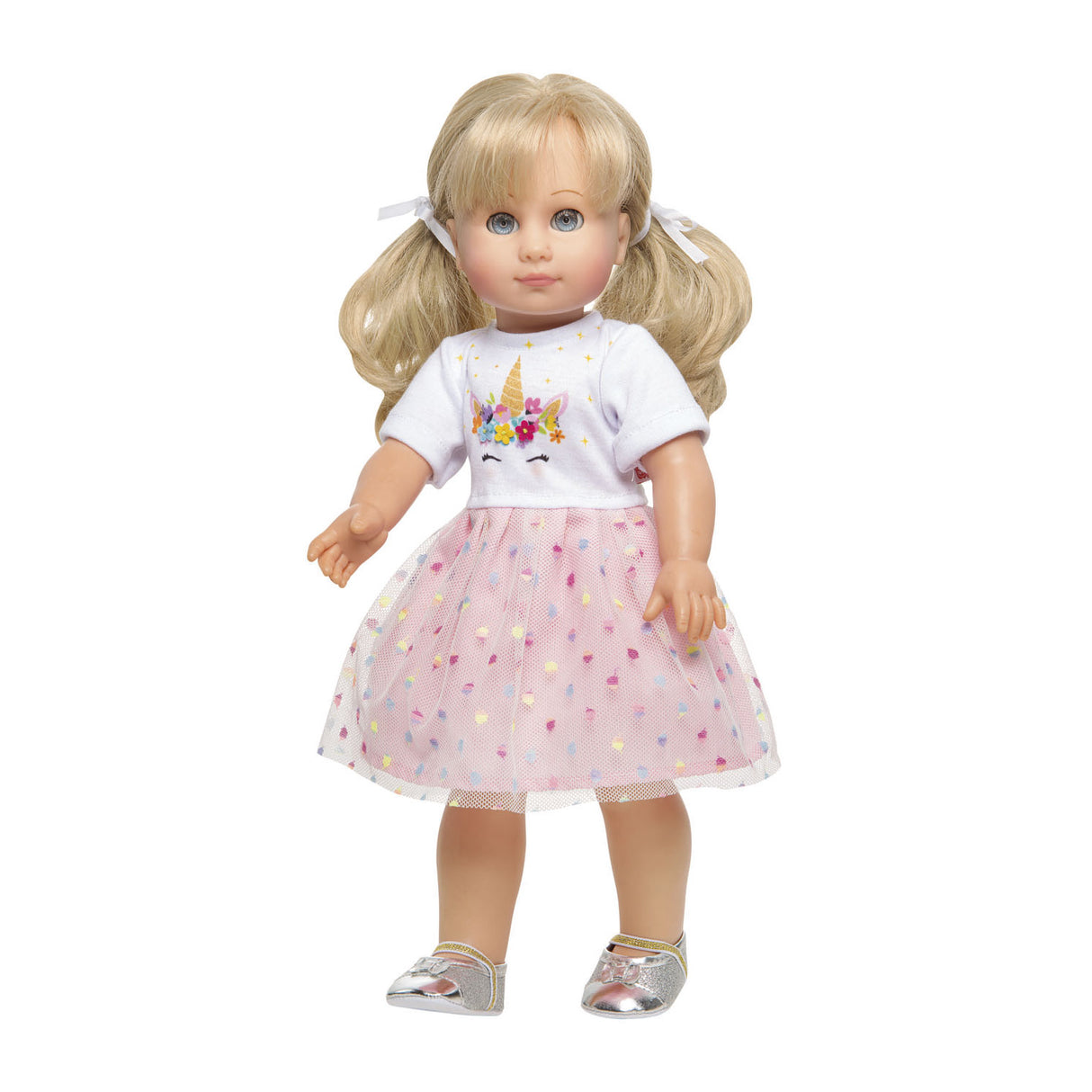 Vestido de muñecas unicornio, 28-35 cm