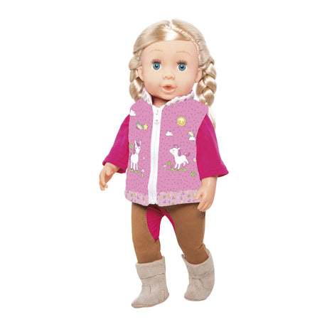 Heless poppenoutfit paardrijden - eenhoorn, 28-35 cm