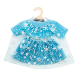 Vestido de muñecas Princesa de hielo con capa, 28-35 cm