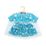 Vestido de muñecas Princesa de hielo con capa, 35-45 cm