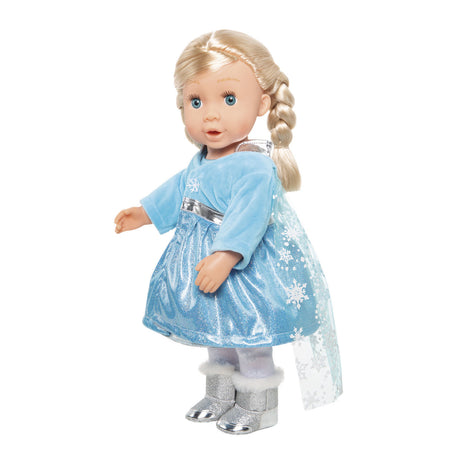 Heless poppenjurk ijsprinses met cape, 35-45 cm