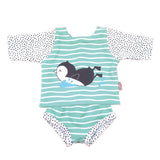 Heless poppen zwemset pinguin, 35-45 cm