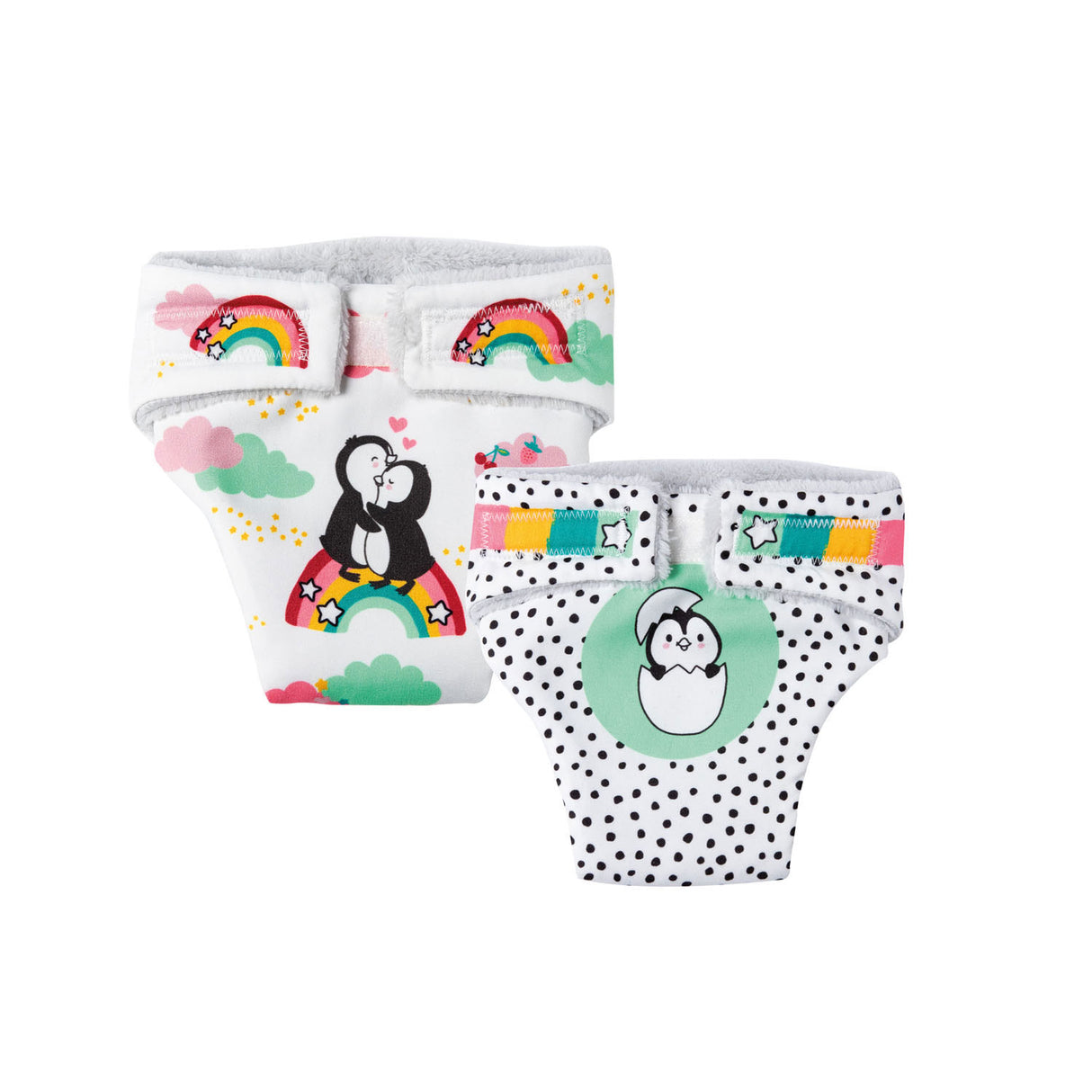 Heless Doll Diapers Penguin 2 bitar, 35-45 cm