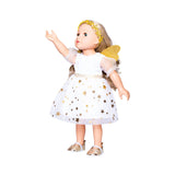 Heless Doll Dress Angel avec des étoiles, 28-35 cm