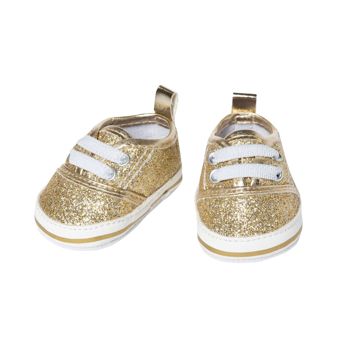 Heless Doll Sneakers Glitter Gold, 30-34 cm