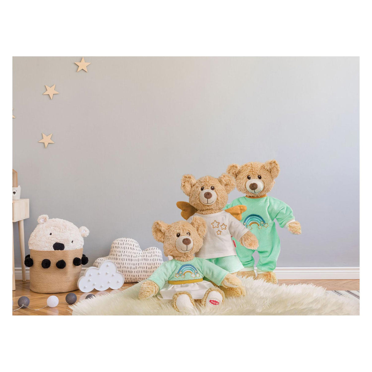 Cuddle Plush Teddy Rainbow, 22 cm