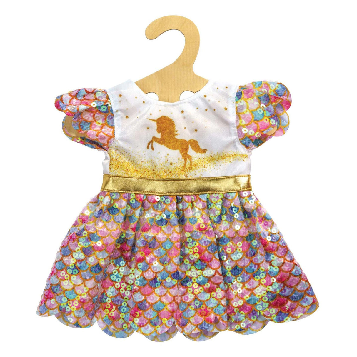 Vestido de muñecas Unicorn Goldy, 28-35 cm