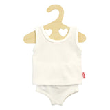 Muñeca calzoncillos y camisa blanca, 35-45 cm