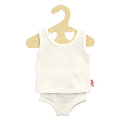 Heless poppenonderbroek en -hemd wit, 20-25 cm