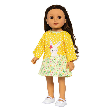 Heless poppen jurkje bunny lou, 35-45 cm