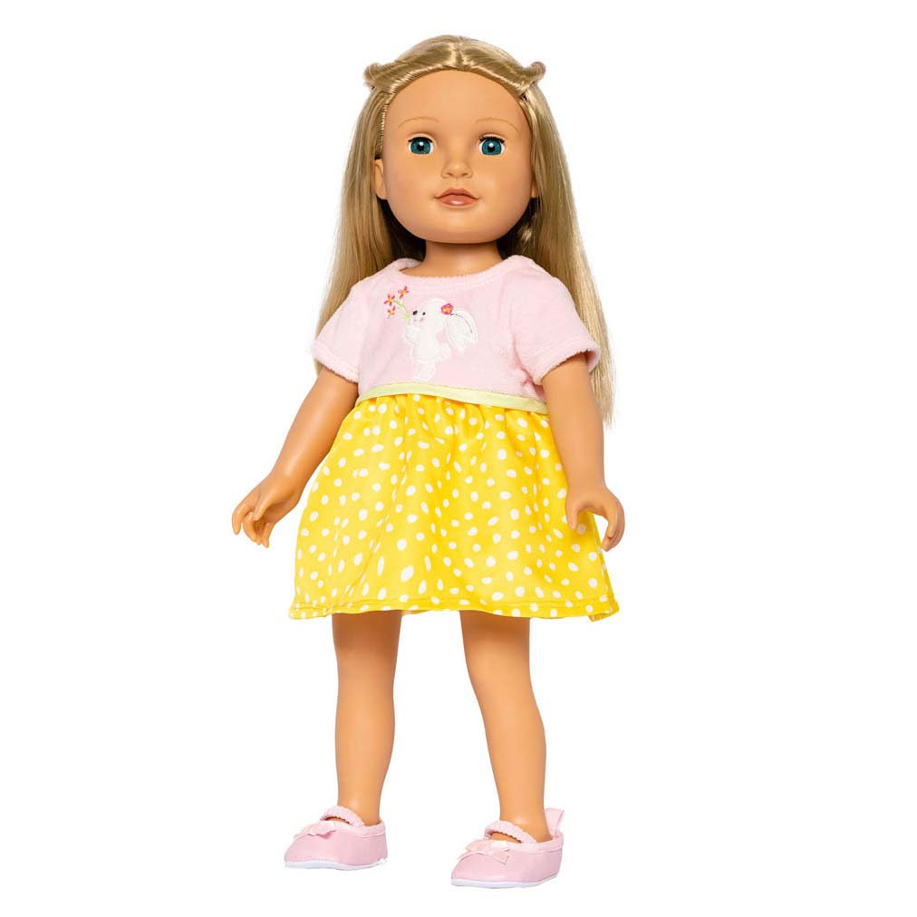 Vestido de muñeca Bunny Lou, 35-45 cm